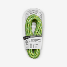 Cordelette d&#039;escalade et d&#039;alpinisme 7 mm x 4 m - Verte