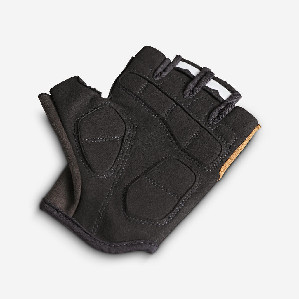 Fahrradhandschuhe 900 braun 
