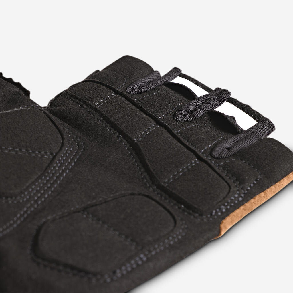 Fahrradhandschuhe 900 braun 
