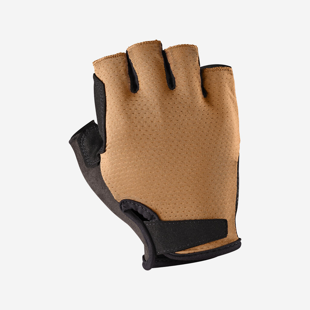 Fahrradhandschuhe 900 braun 