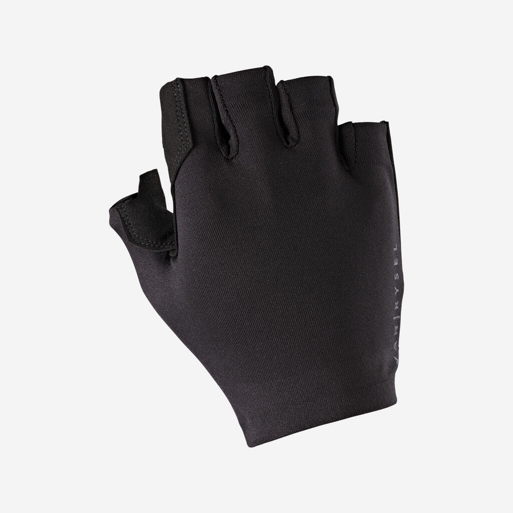 Gants vélo route 100 noir