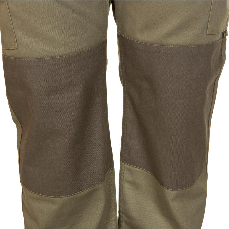 Pantalón Cargo Hombre Solognac Steppe 300 Bicolor Resistente Multibolsillos