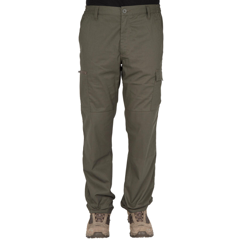 RESISTANT CARGO TROUSERS STEPPE 300 GREEN