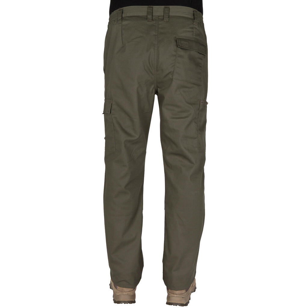 RESISTANT CARGO TROUSERS STEPPE 300 GREEN