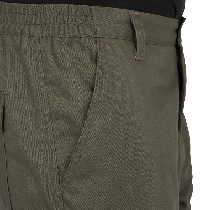 CARGO 300 Resistant Trousers - Green - Decathlon