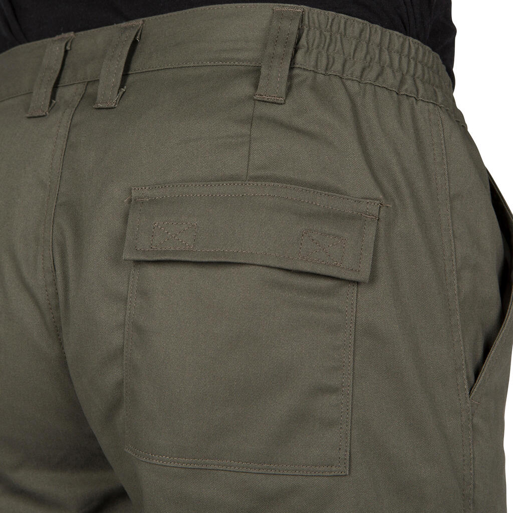 RESISTANT CARGO TROUSERS STEPPE 300 GREEN