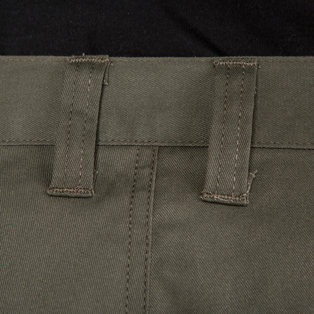 Πράσινο κυνηγετικό παντελόνι STEPPE 300