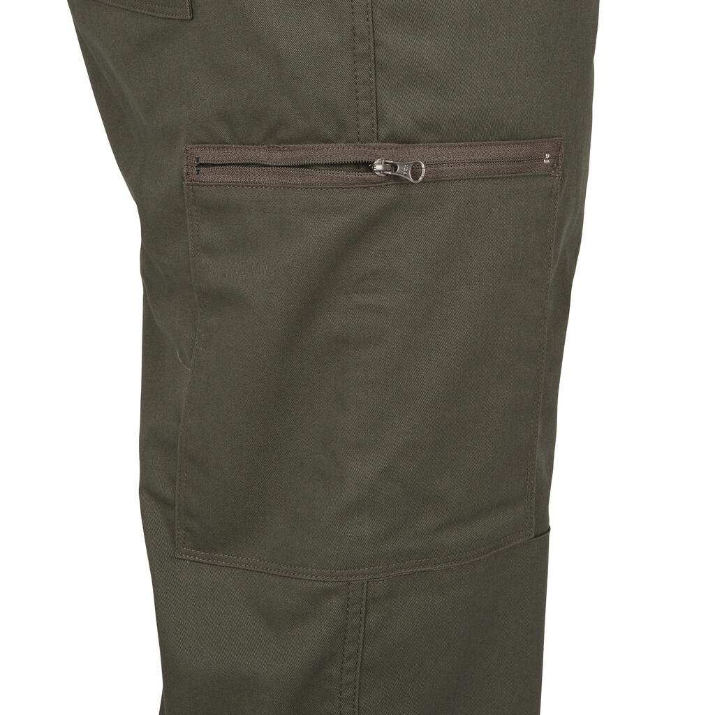 Zelene muške kargo pantalone STEPPE 300