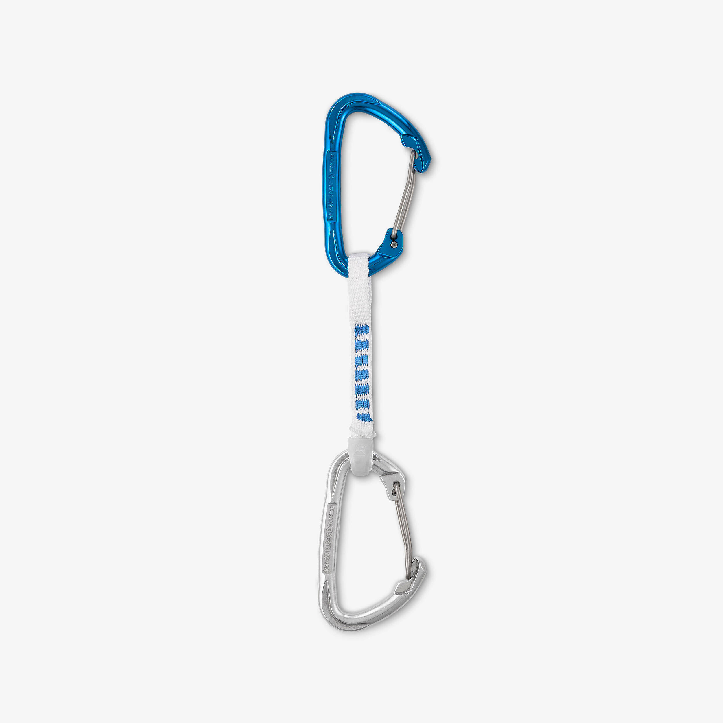 Climbing and Mountaineering Lightweight Quickdraw - Alpinism 11 cm -  1