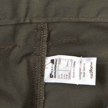 RESISTANT CARGO TROUSERS STEPPE 300 GREEN