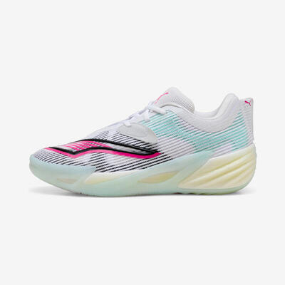 Zapatillas de baloncesto Adulto - PUMA All-Pro NITRO negro y blanco