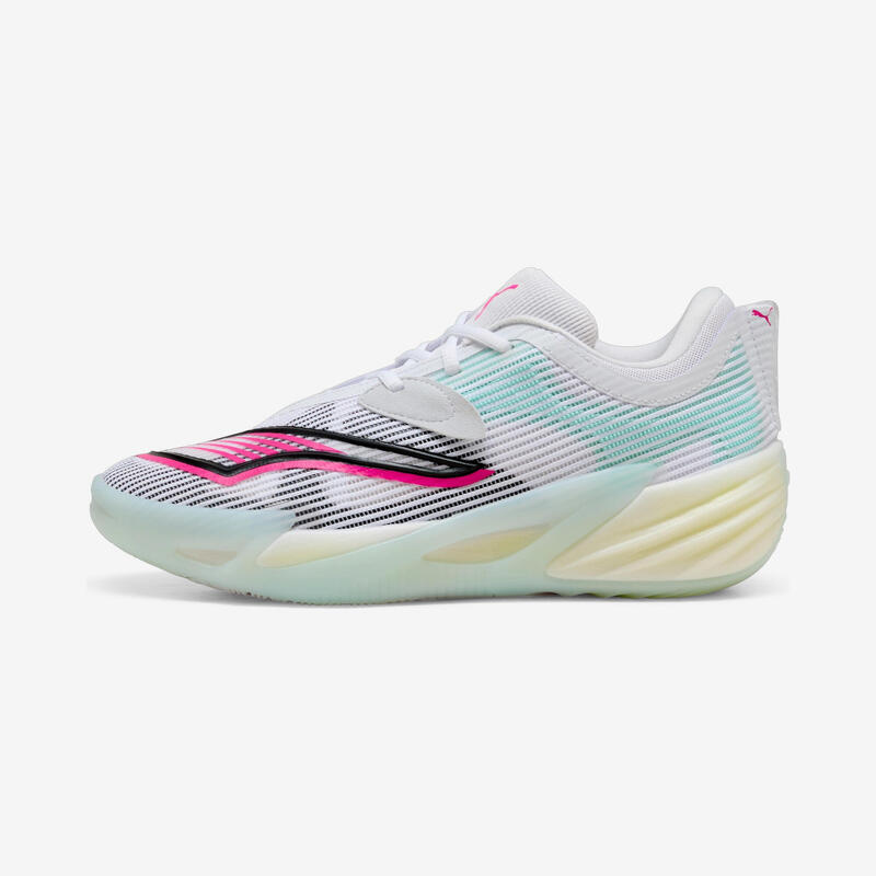 Chaussure de basketball Adulte - PUMA All-Pro NITRO noir et blanc