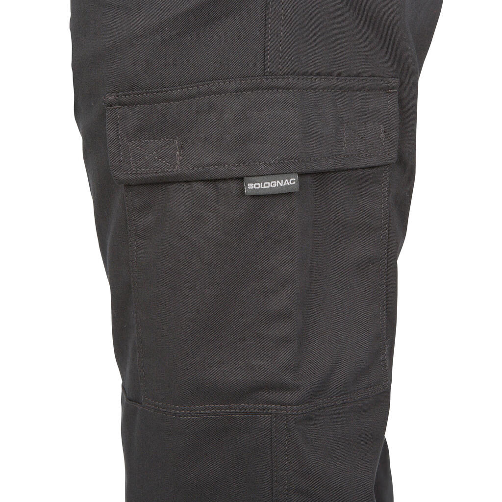 Resistant cargo trousers steppe 300 black