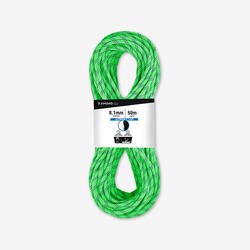 CORDE À DOUBLE D'ESCALADE ET D'ALPINISME - RAPPEL ALPINISM 8.1 MM X 50M VERTE