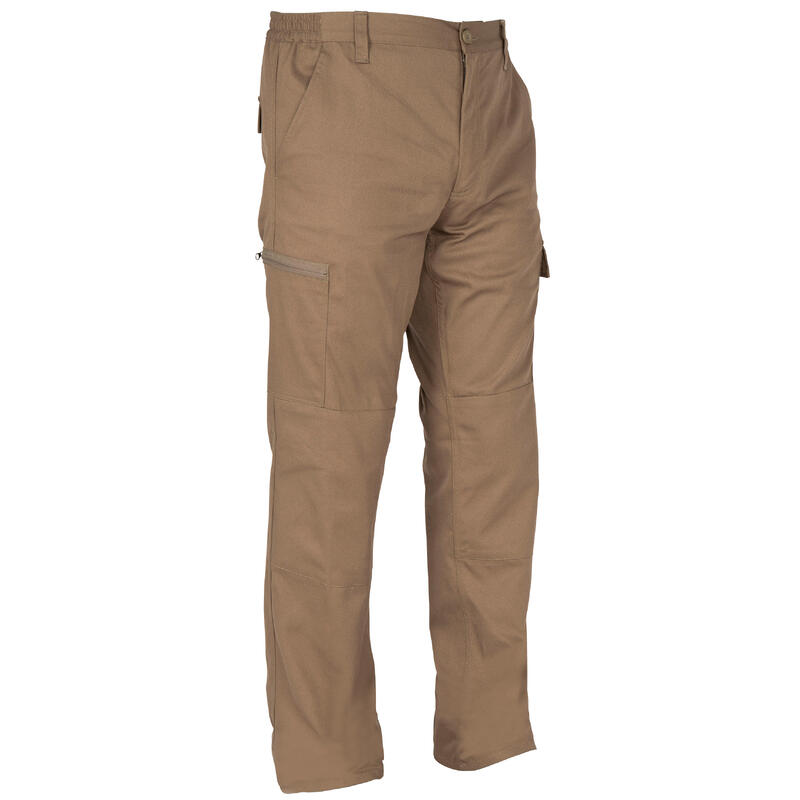 Pantalon cargo résistant steppe 300 vert chiné