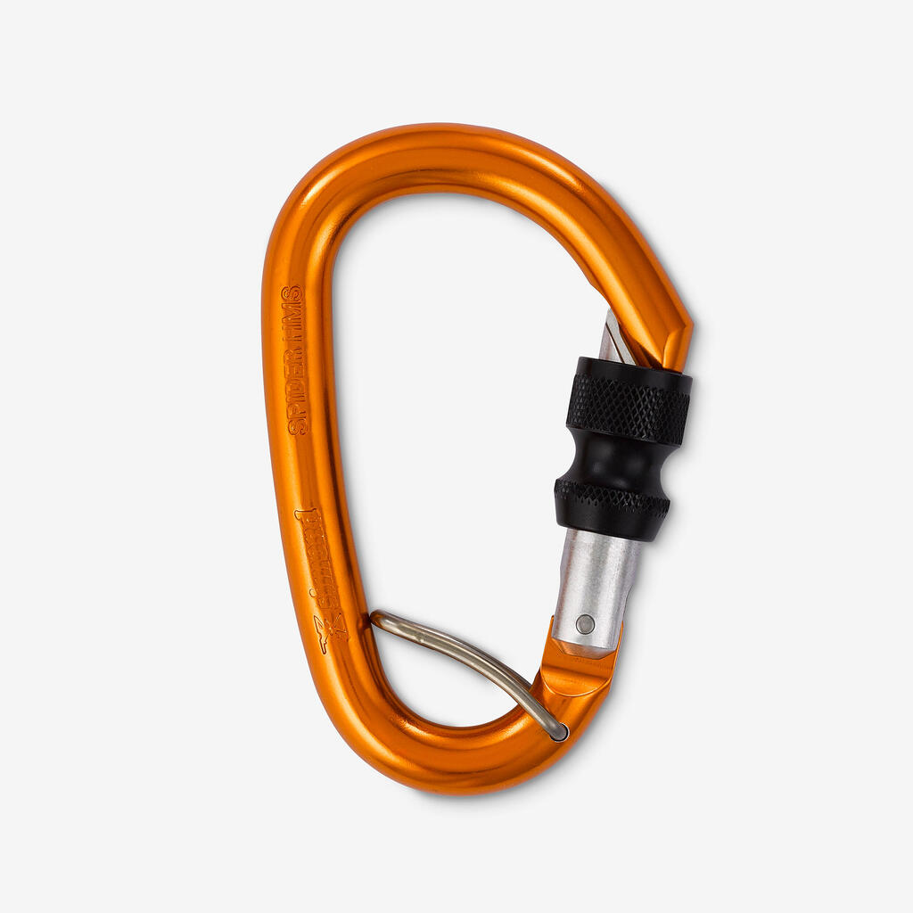 Screw snap hook for climbing and mountaineering - Spider HMS BLC