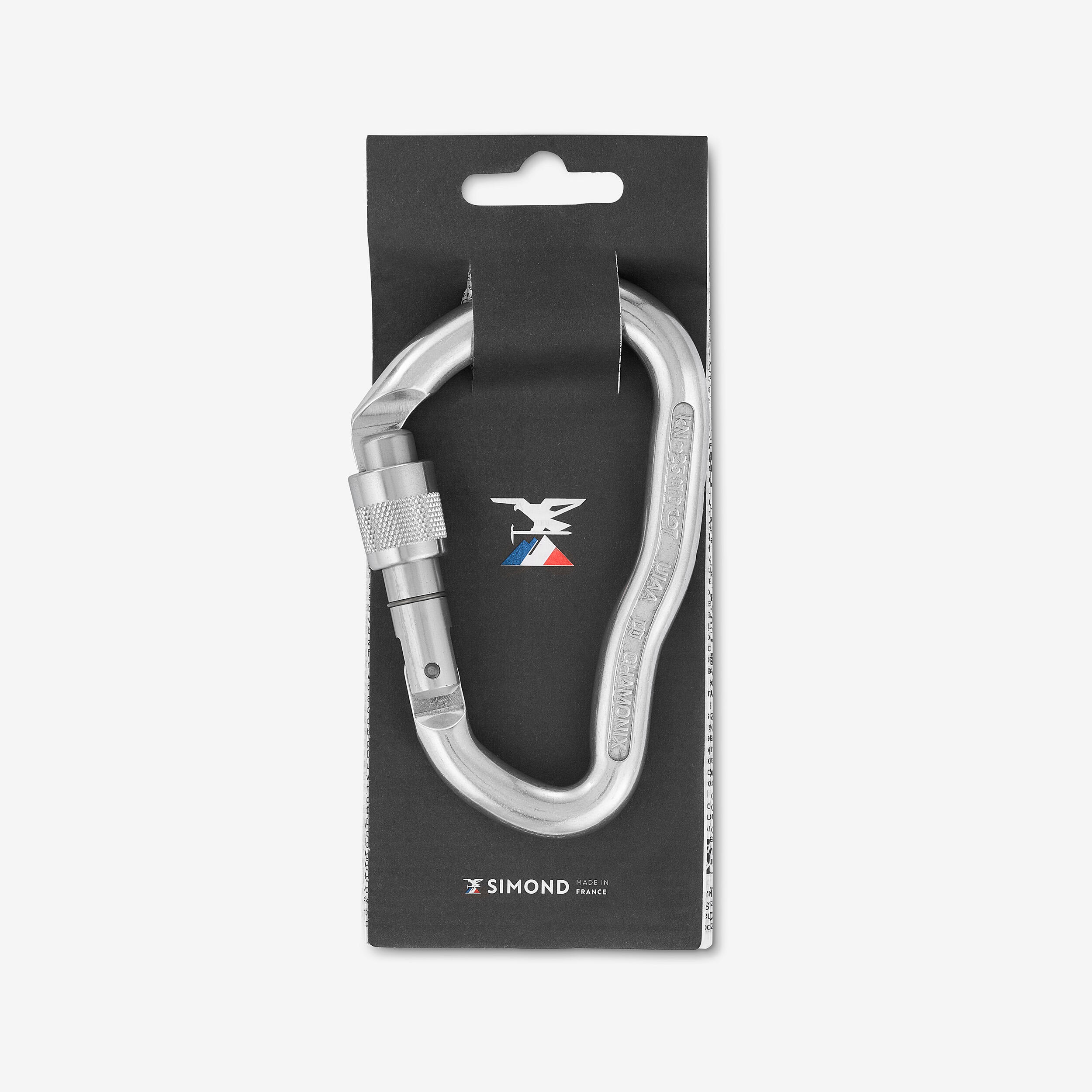 HMS Mountaineering and Climbing Screwgate Carabiner - SIMOND
