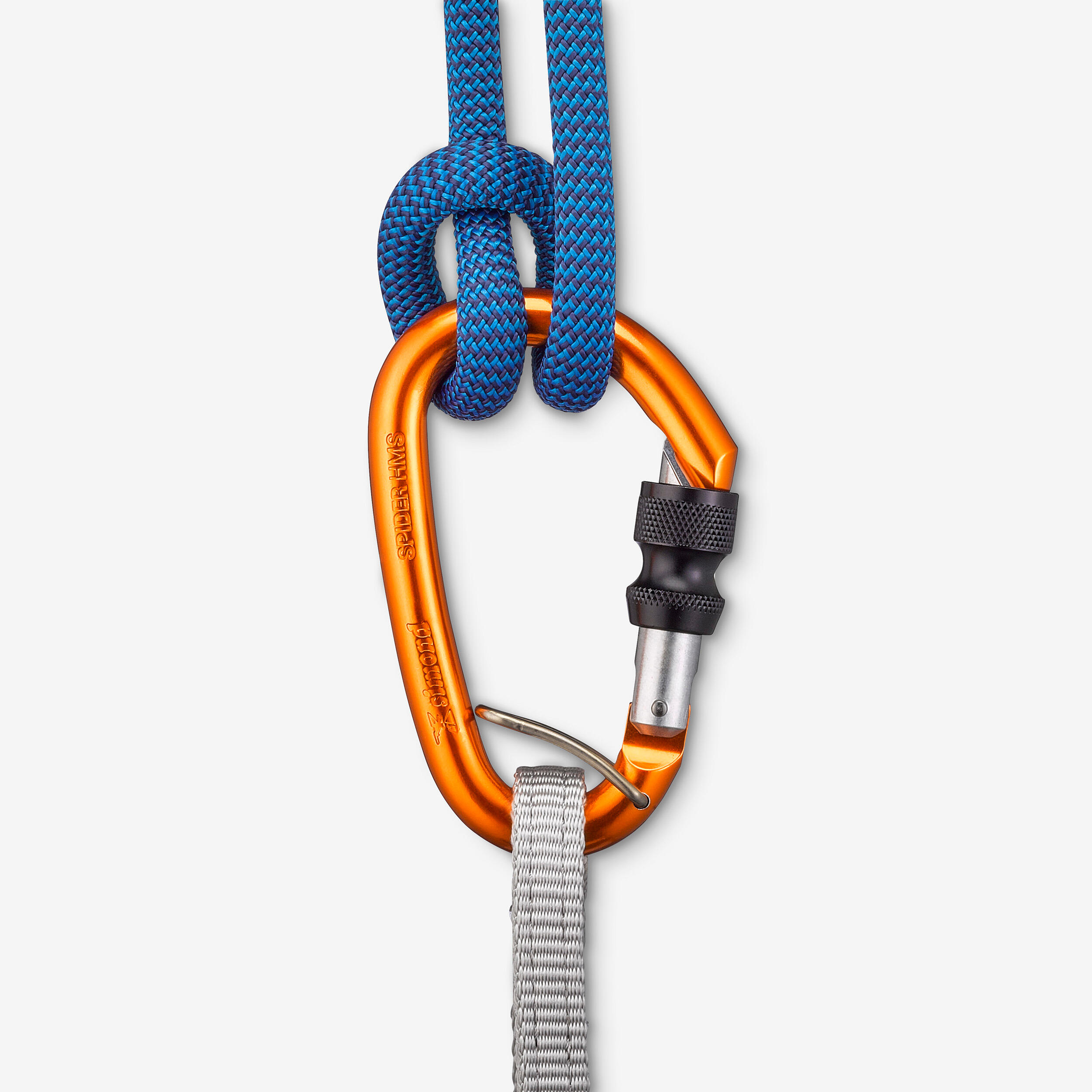 Mousqueton à vis d'escalade et d'alpinisme - Spider HMS BLC