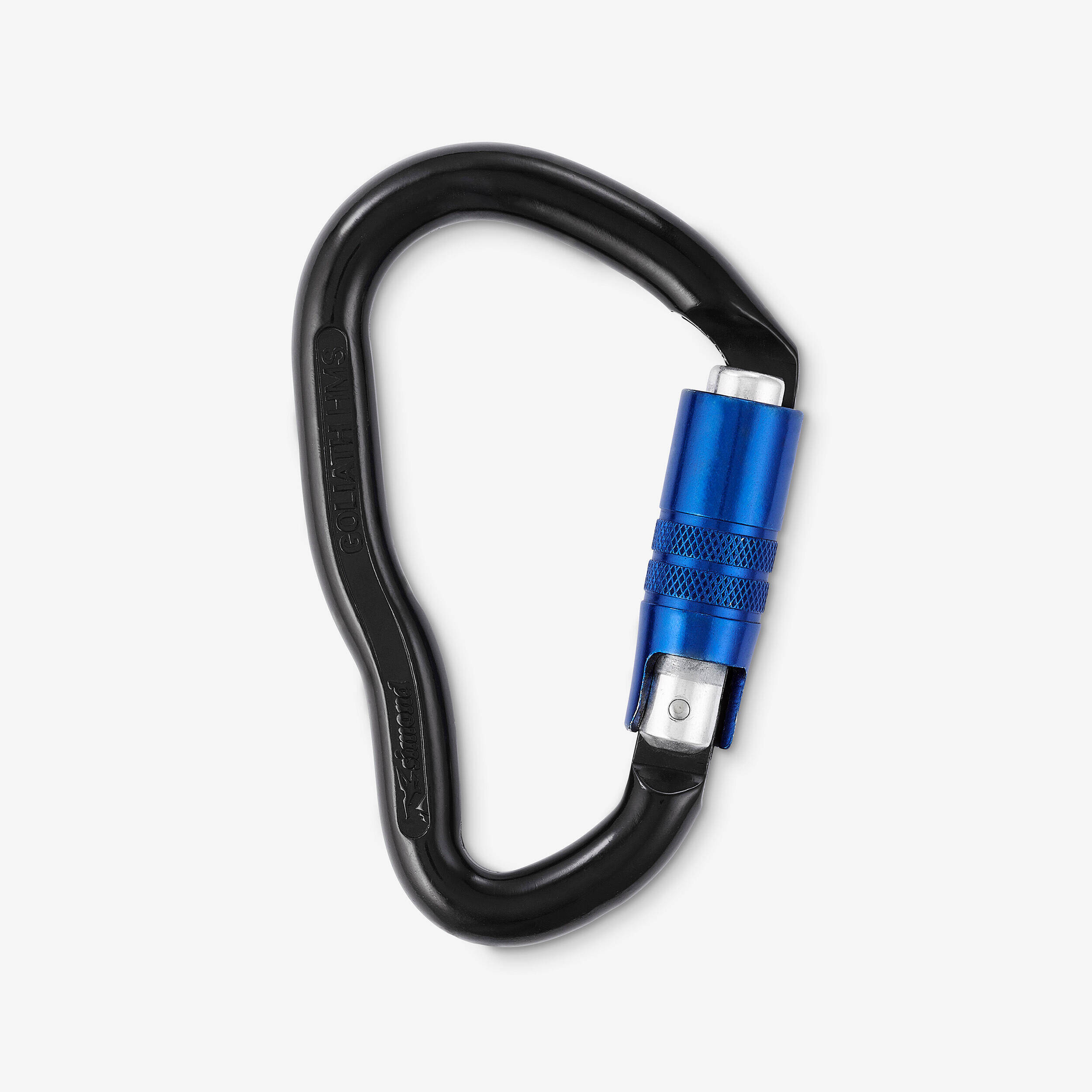 Auto-Locking HMS Carabiner - GOLIATH - BLACK