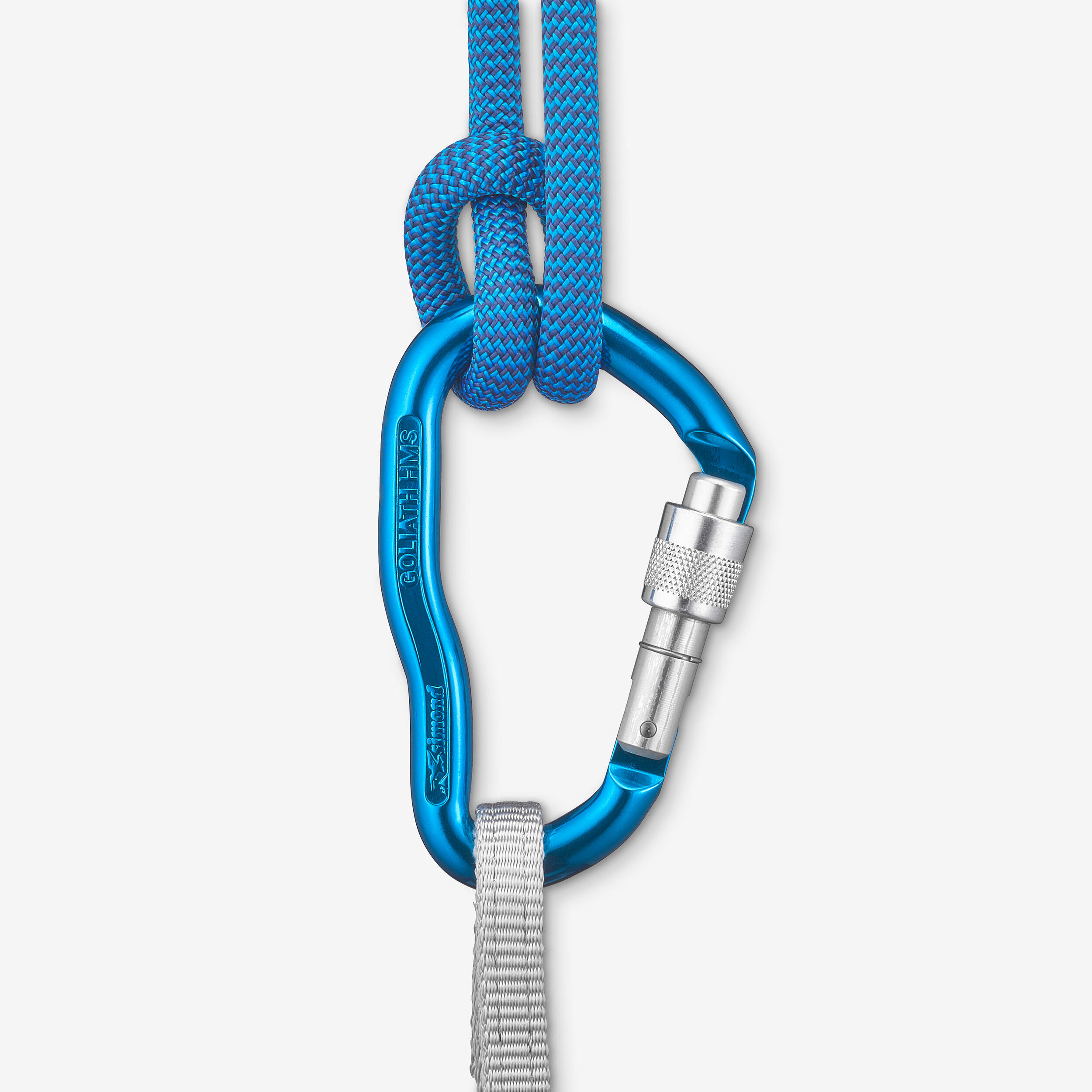 Climbing Screwgate Carabiner - Goliath Blue