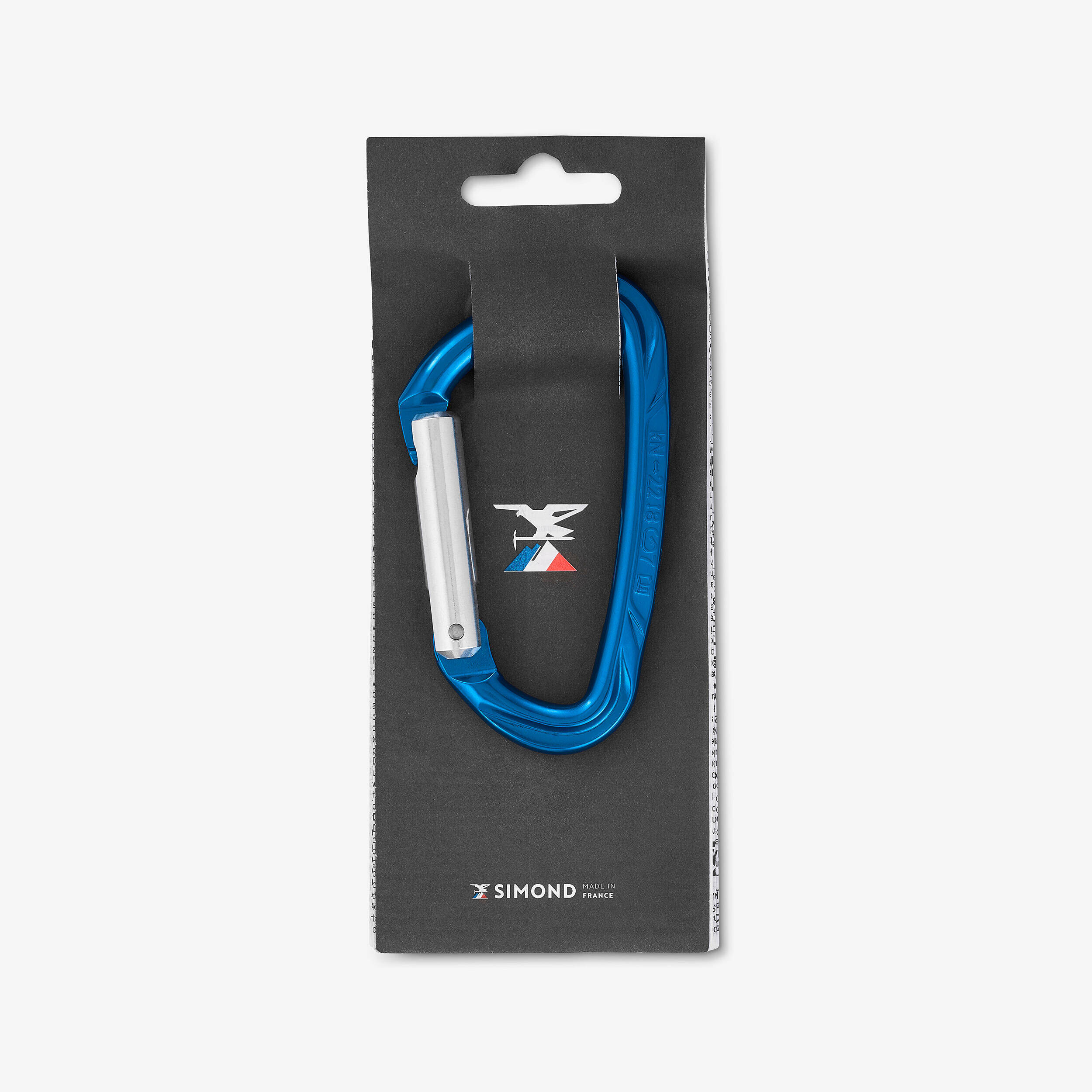 NON-LOCKING CARABINER - ROCKY M - BLUE -  4