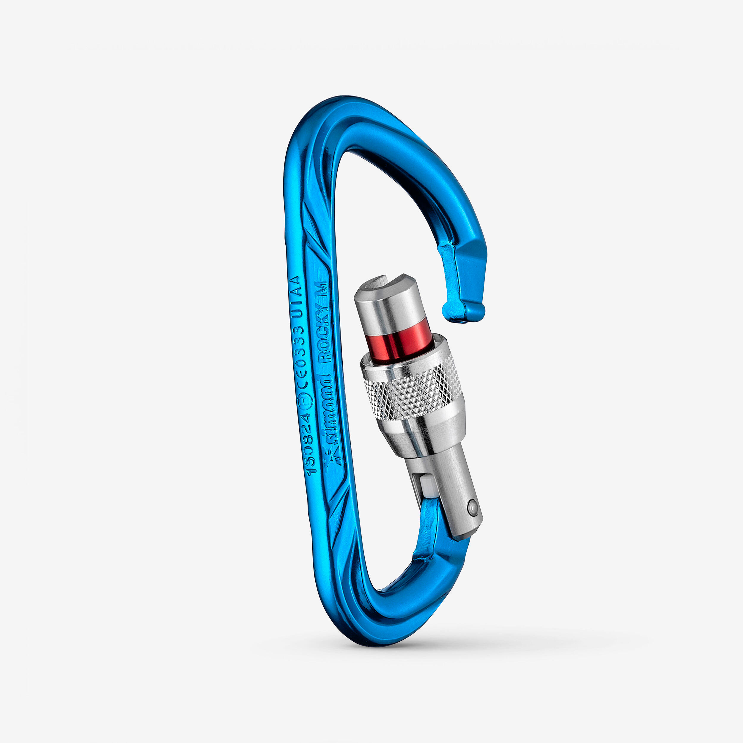 Moschettone arrampicata ROCKY M VITE azzurro 3/9