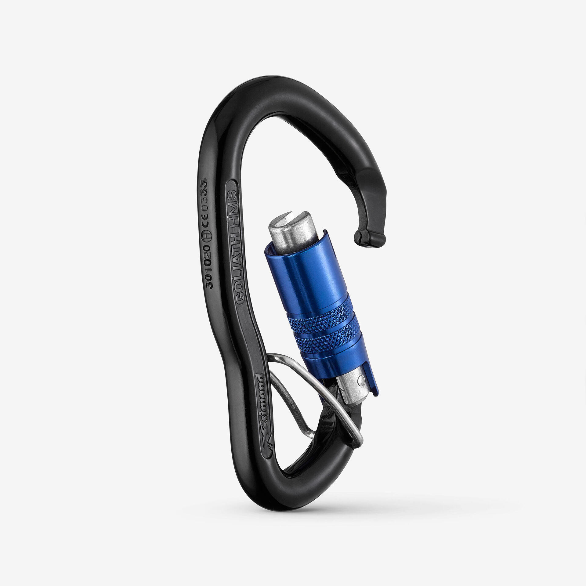 Karabiner Auto-lock Goliath dengan Hook Hitam