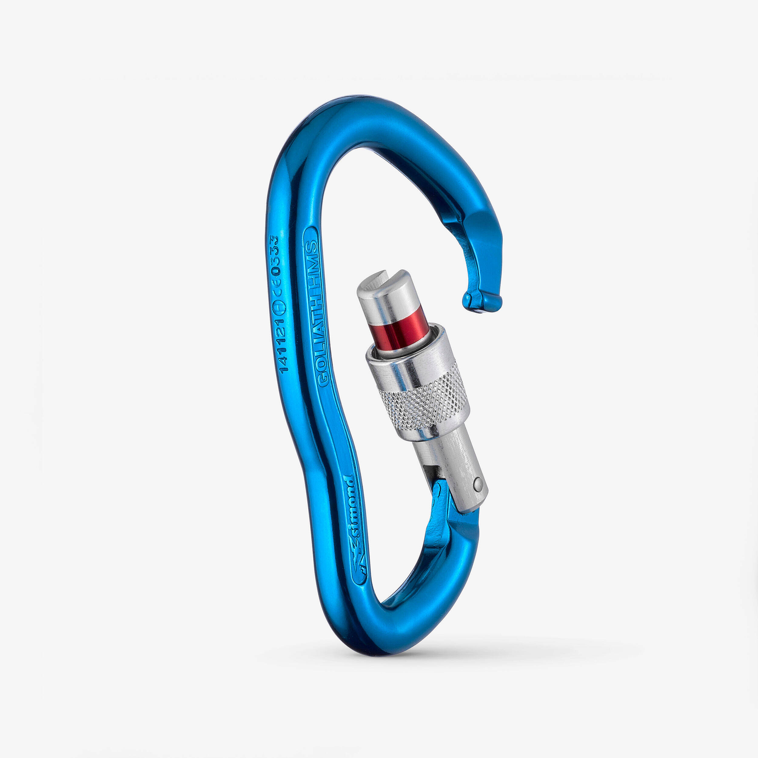 Climbing Screwgate Carabiner - Goliath Blue -  3