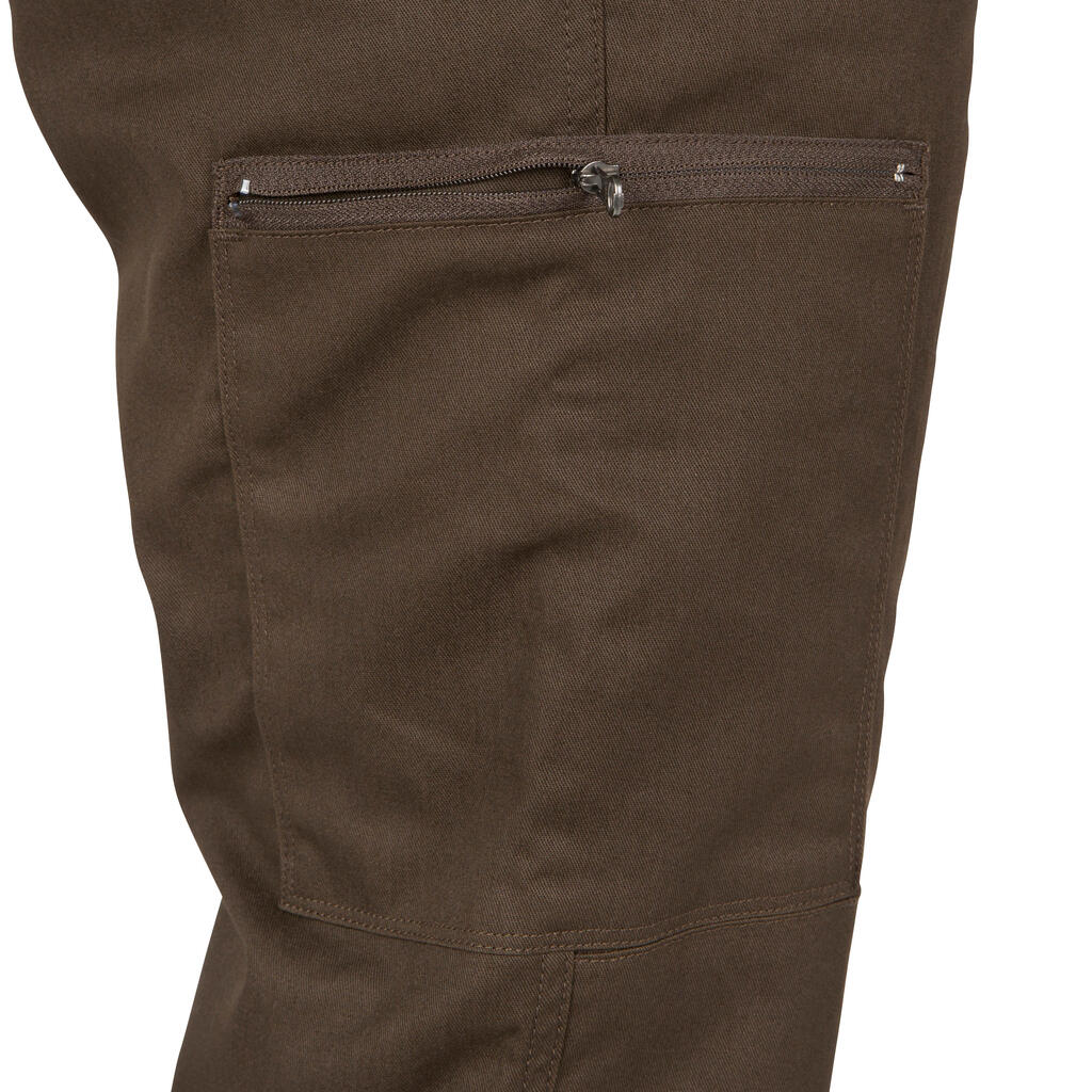 Jagdhose Steppe 300 Regular hell- und dunkelbraun 