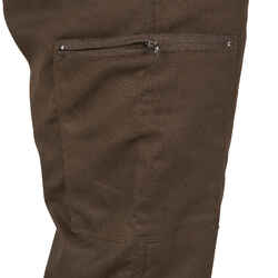 RESISTANT CARGO TROUSERS STEPPE 300 - BROWN