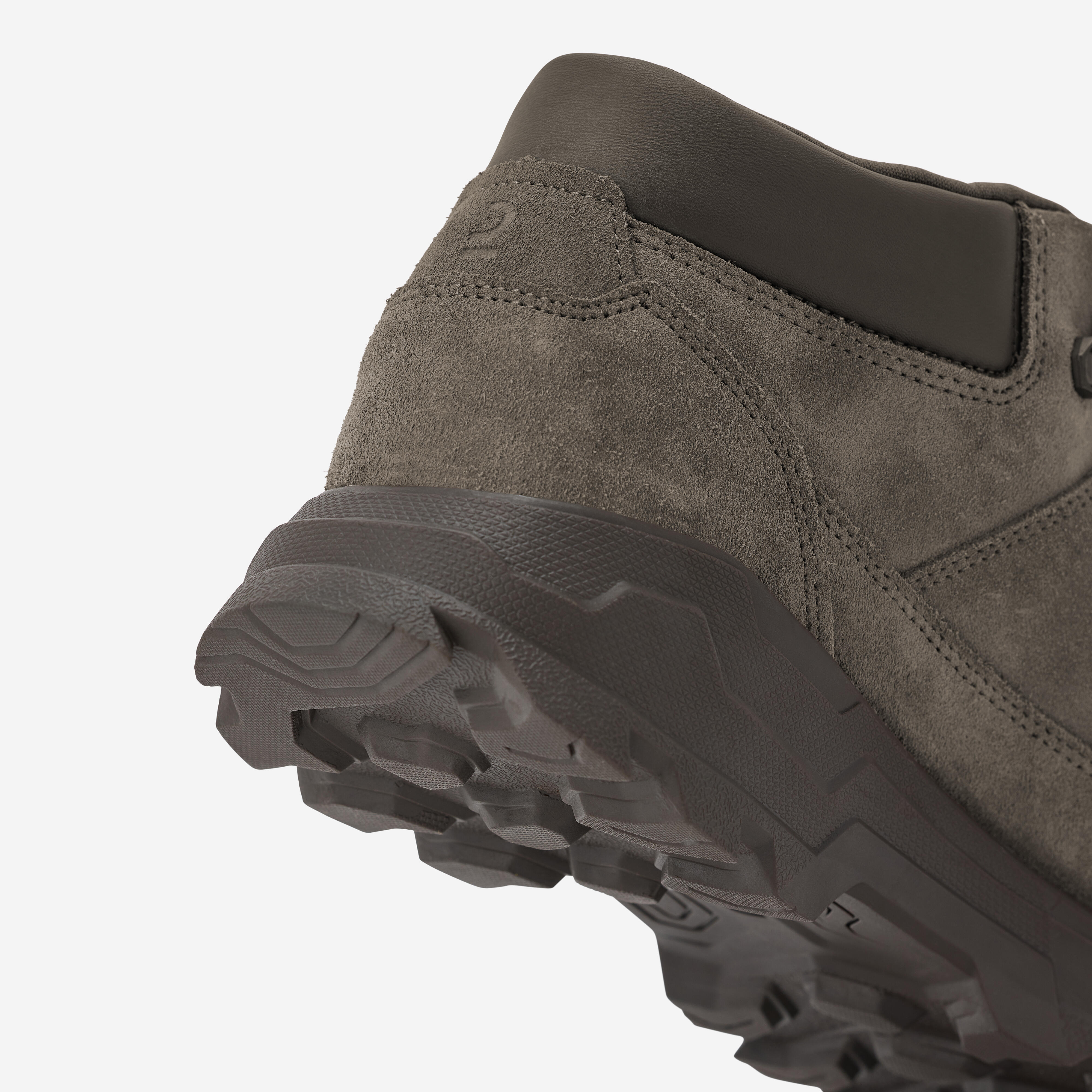 Waterproof Outdoor Shoes Leather Crosshunt 110 - Suede Brown