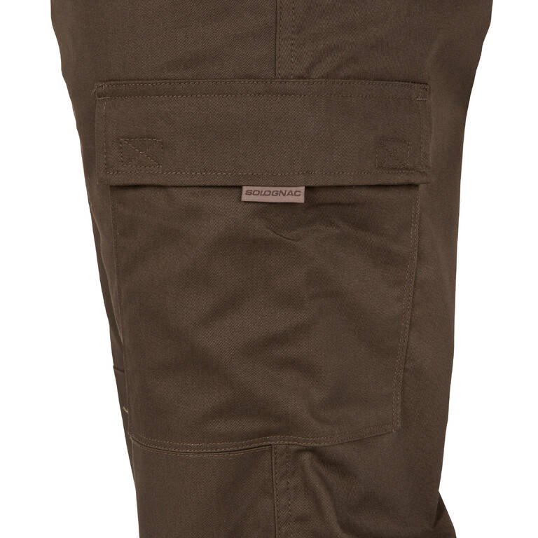 Resistant cargo trousers steppe 300 brown
