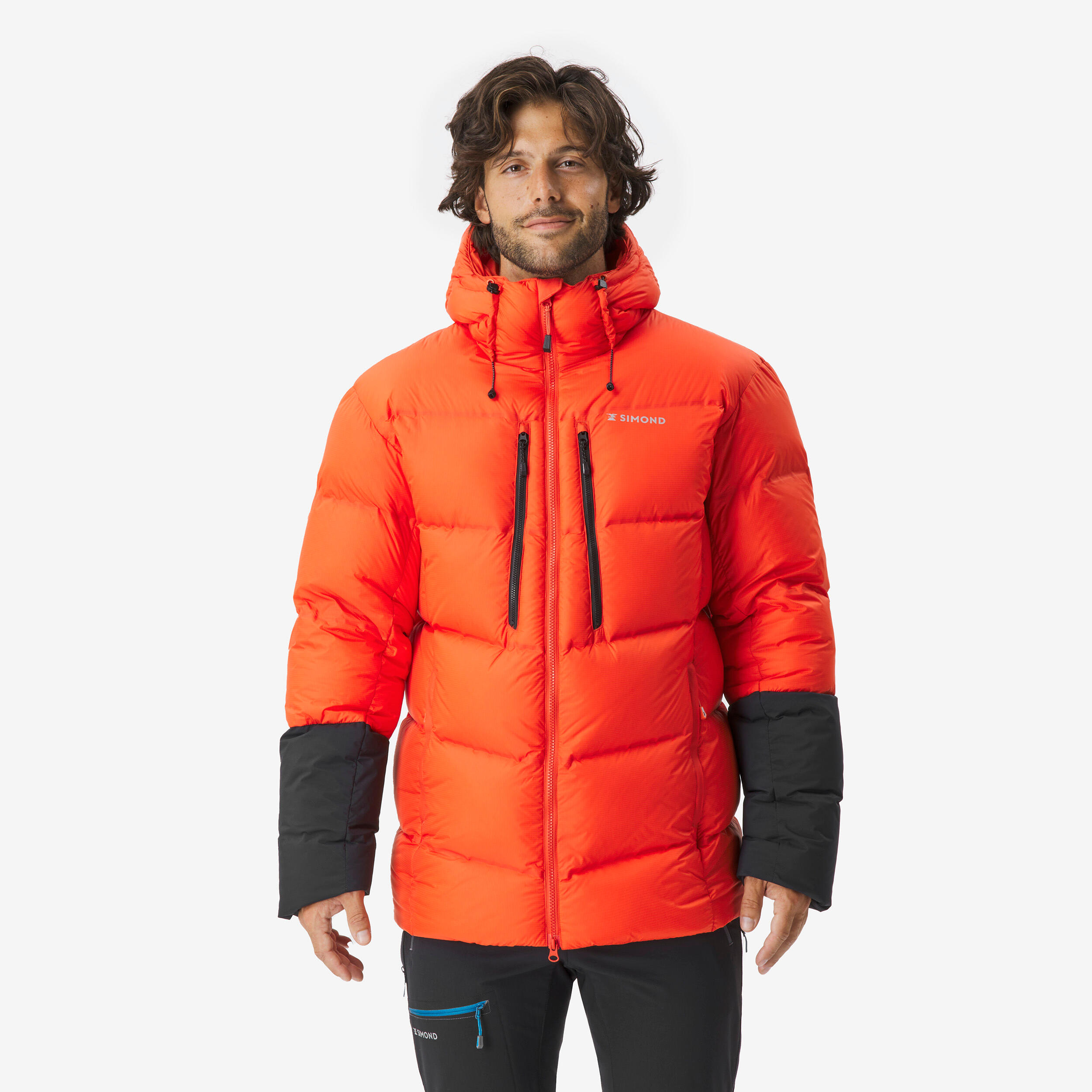 Men’s mountaineering down jacket Makalu red