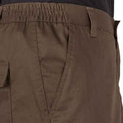 RESISTANT CARGO TROUSERS STEPPE 300 - BROWN