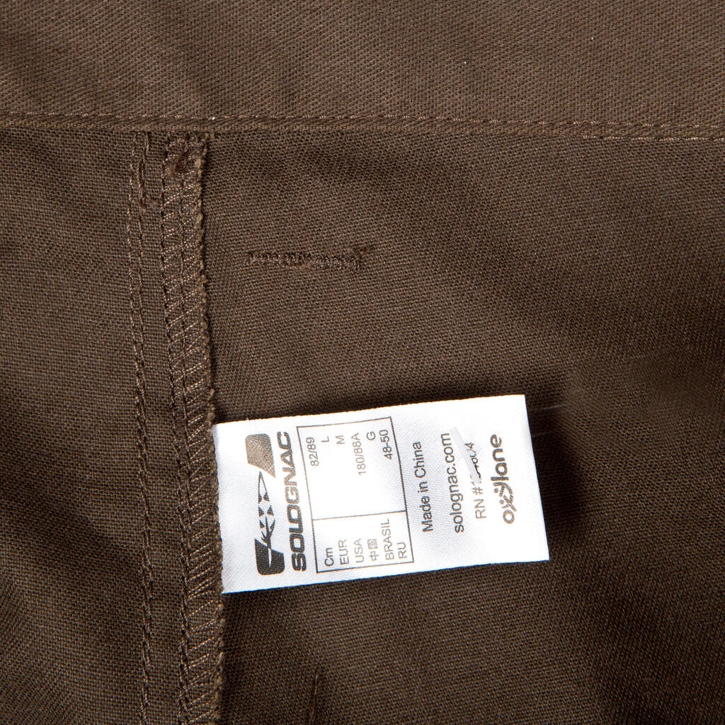 Resistant cargo trousers steppe 300 black