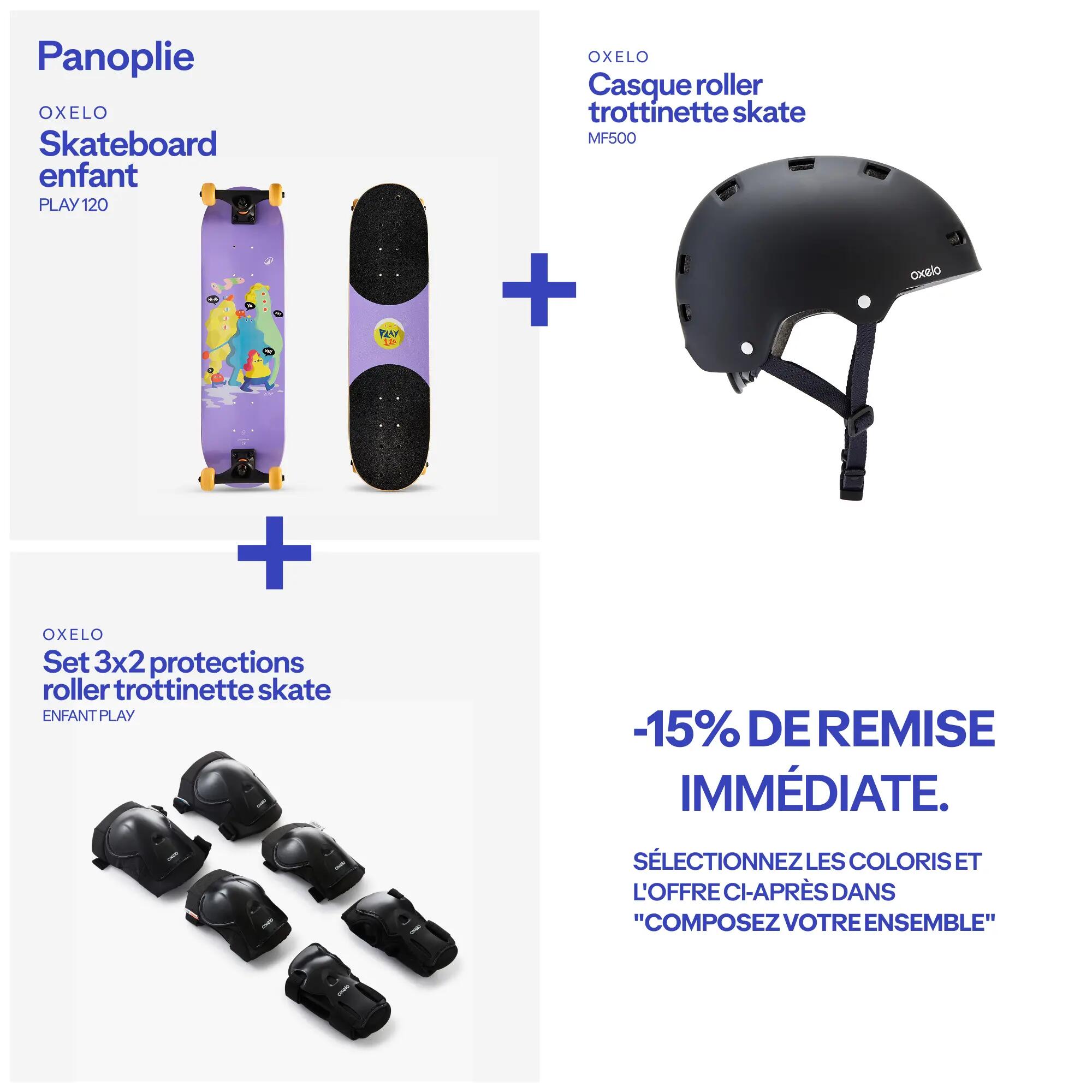 Gebraucht - Skateboard Kinder 3–7 Jahre - Play 120 Happy Mountains 8/32