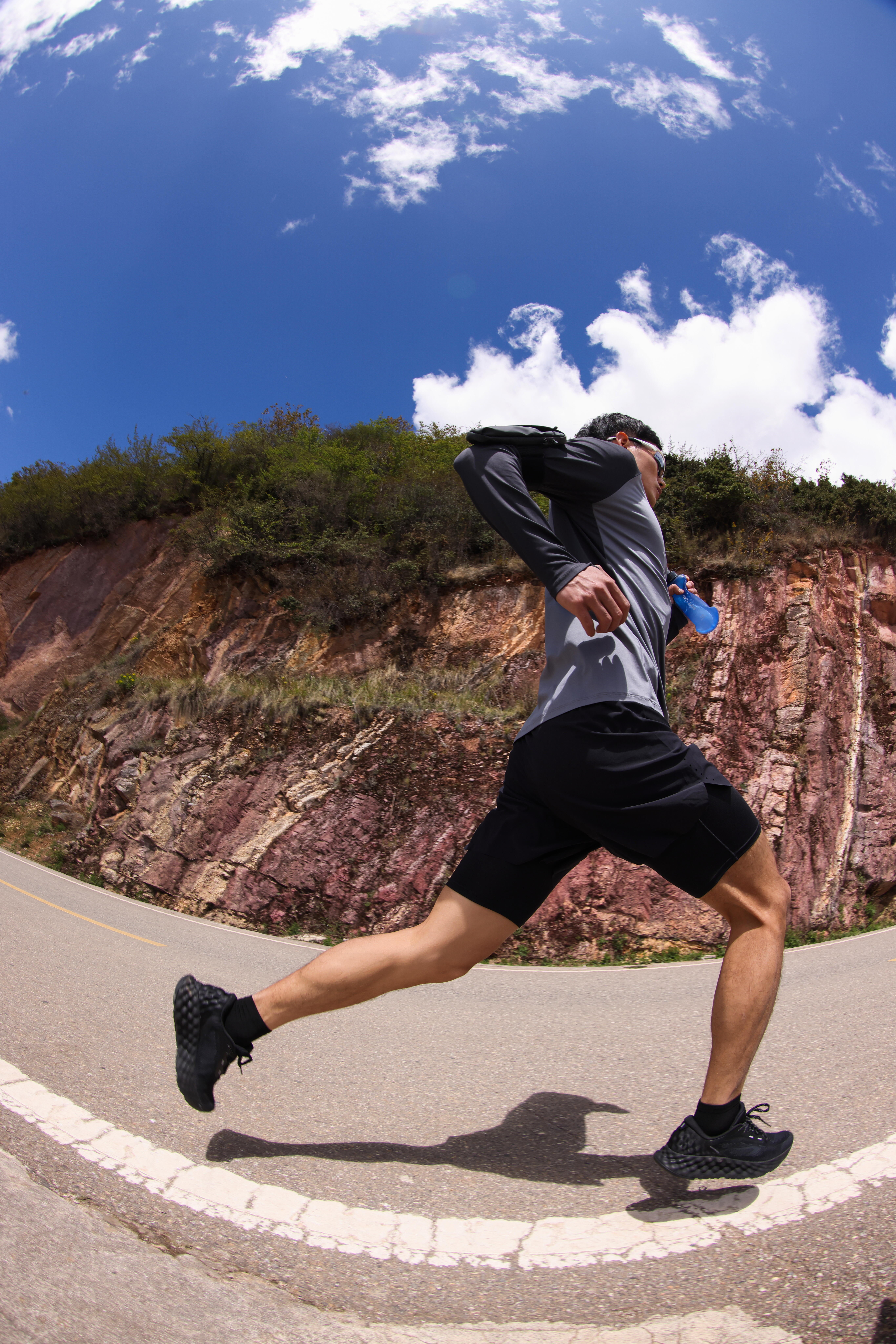 KIPRUN (キプラン) ランニング メンズ ハーフファスナー付き長袖T