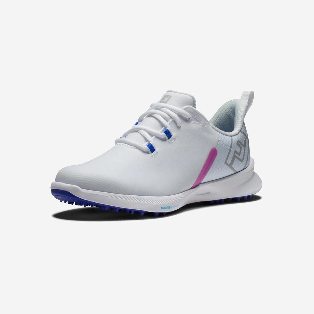 Ženski vodoodporni golf čevlji, FootJoy Fuel Sport beli