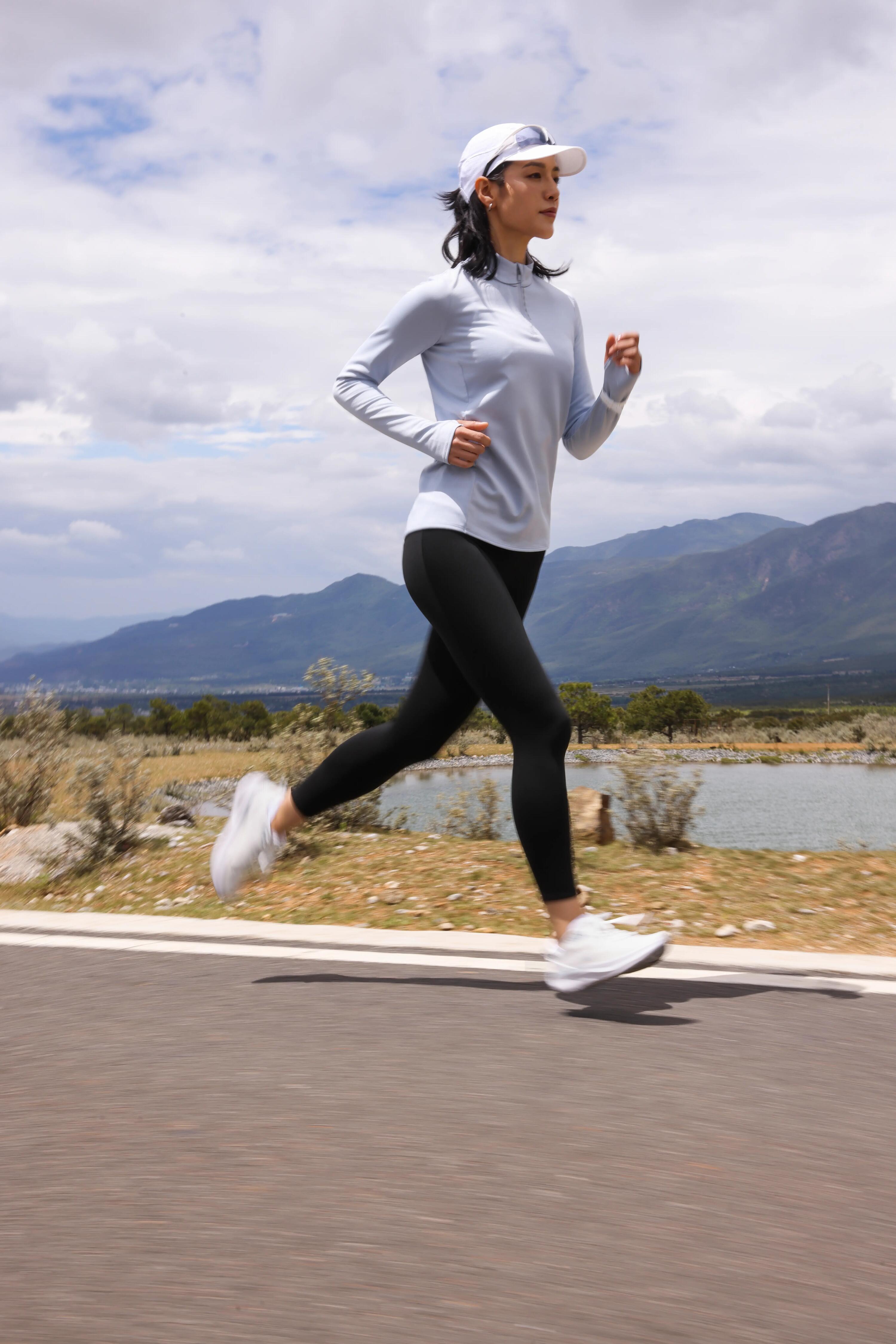 Warme hardlooplegging voor dames Run 100 Warm zwart 7/10