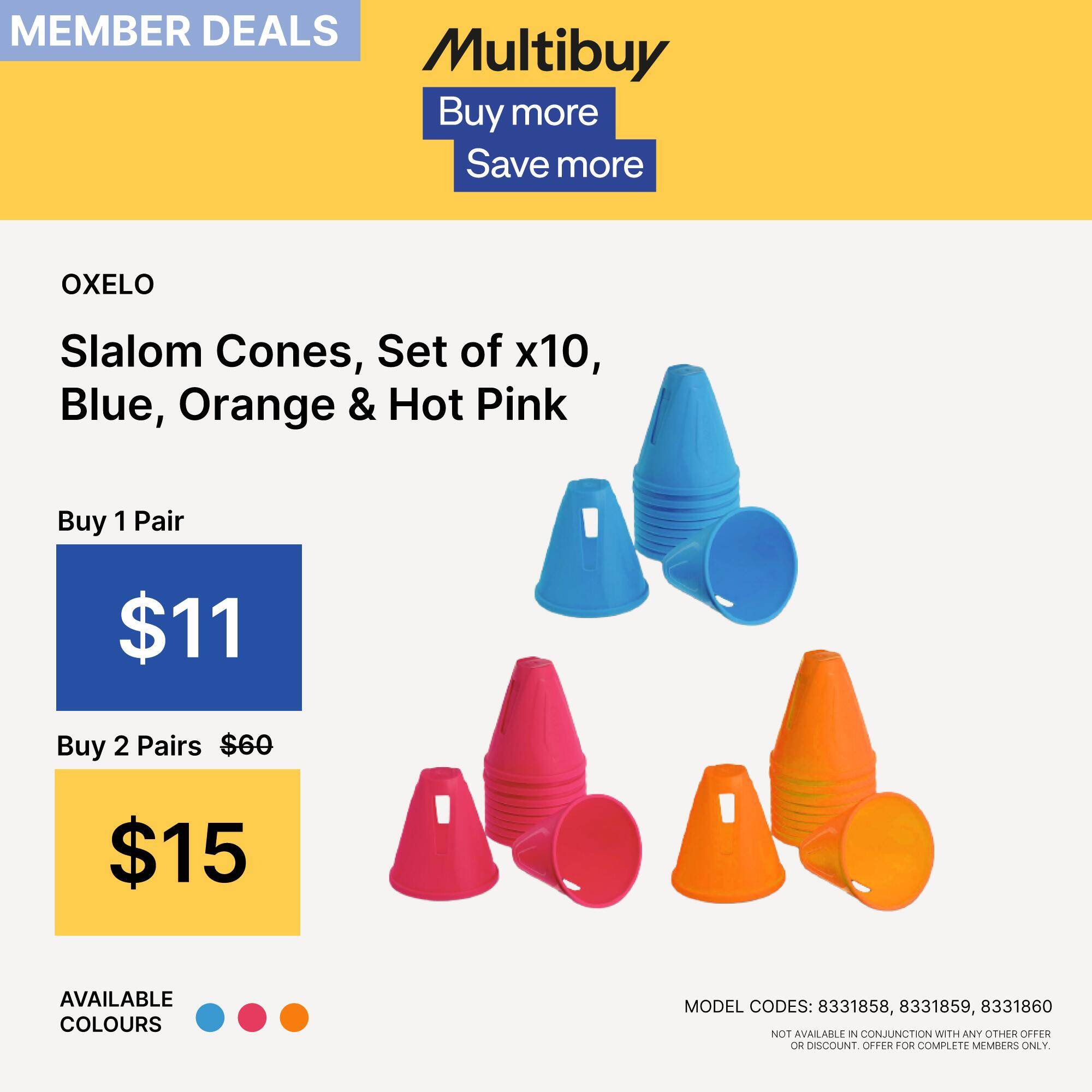 Skating Cones Pack of 10 Orange