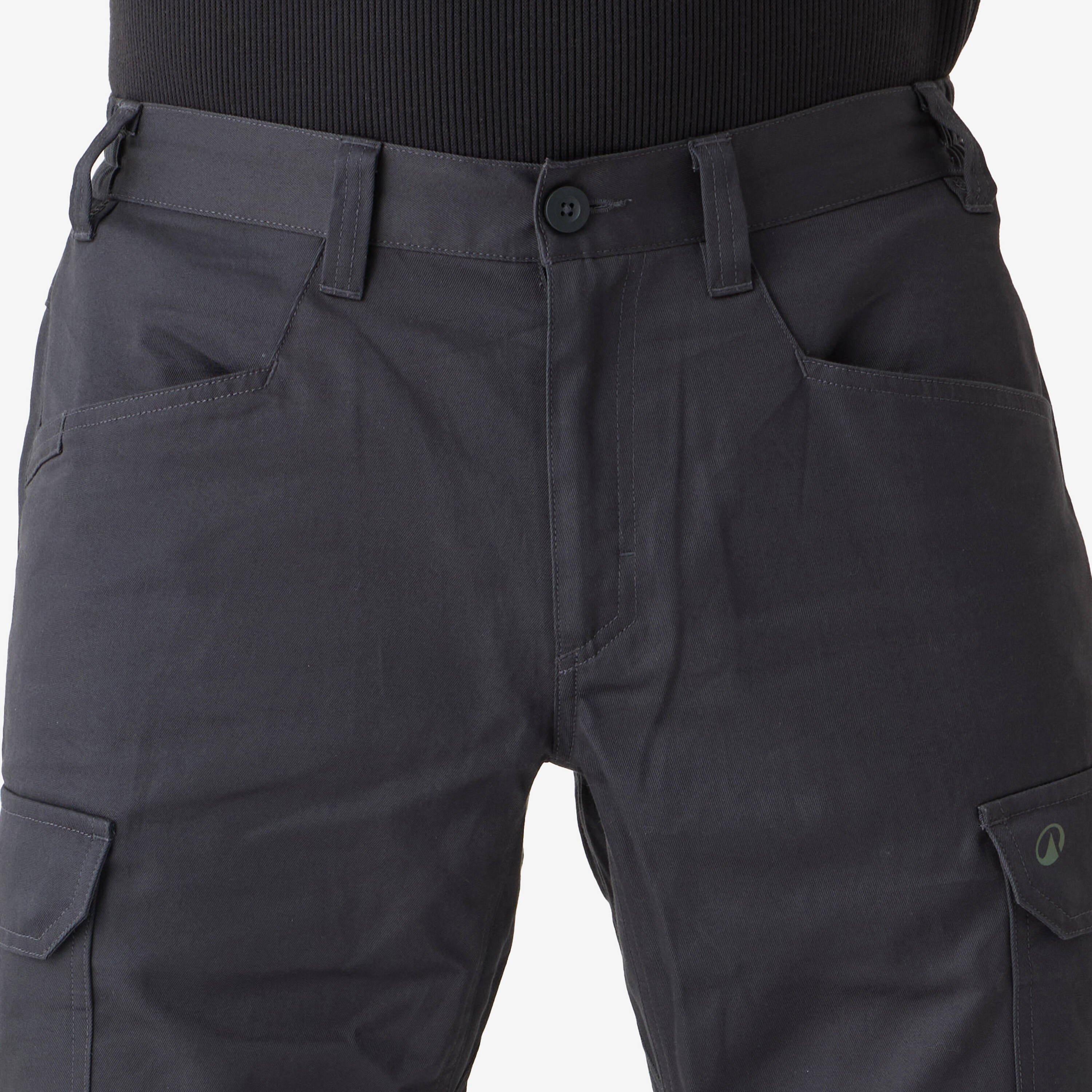 Durable cargo trousers, Steppe 500 grey -  5