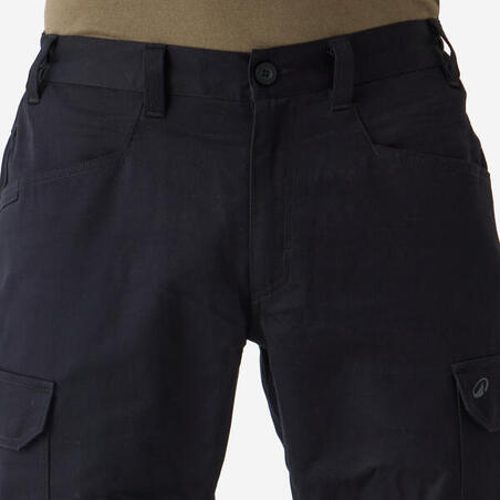 Штани карго Steppe 500 для полювання чорні