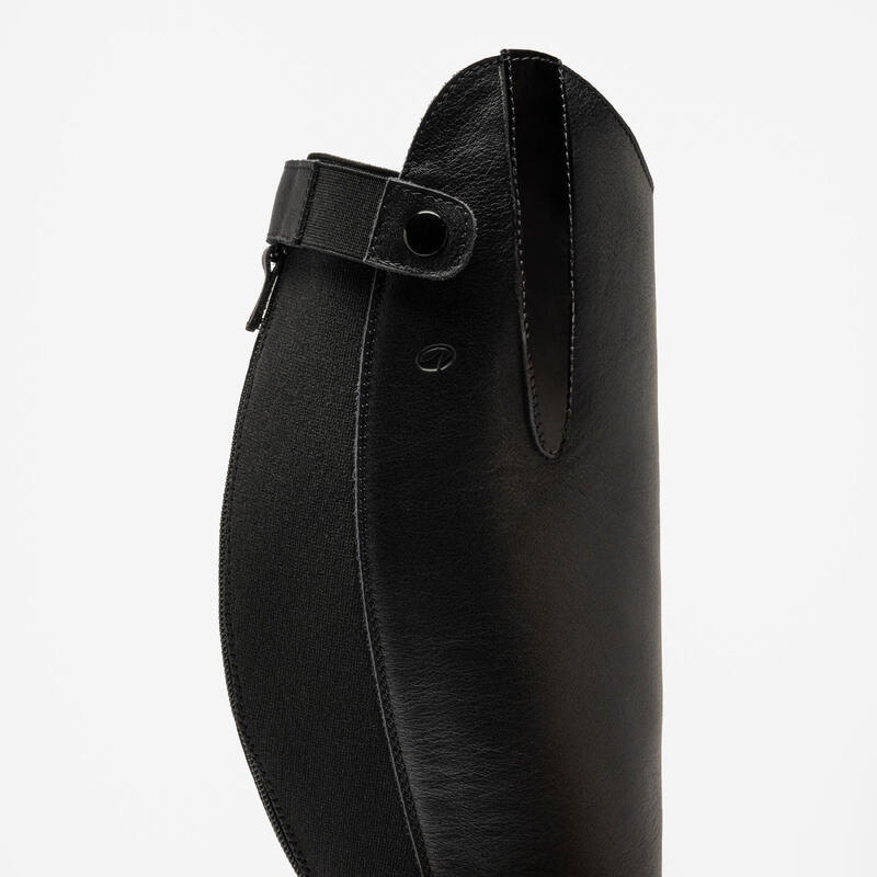 Mini-chaps d'équitation mesh enfant - 100 noir - Noir Fum, Noir Fum