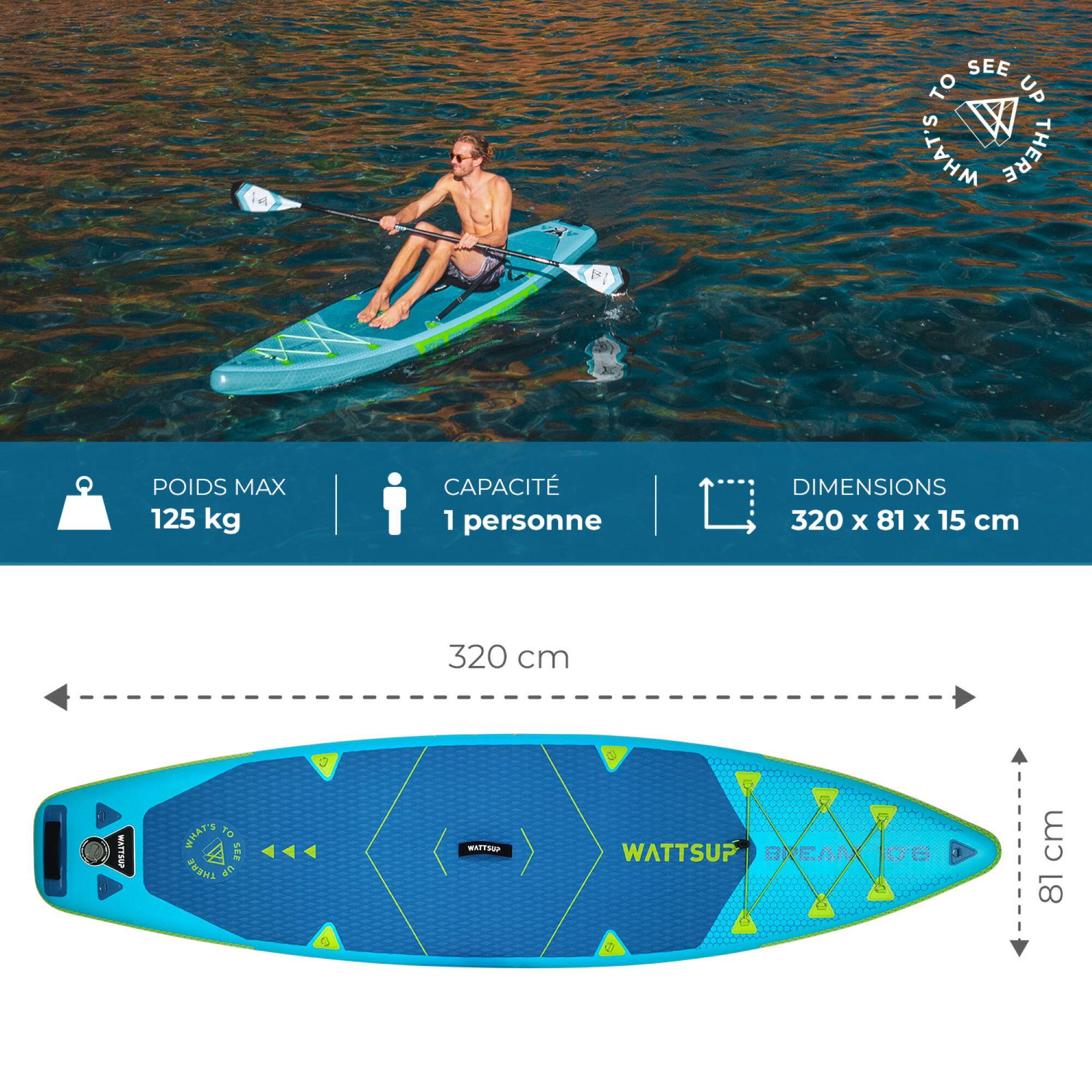 Pack SUP gonflable WATTSUP Bream 10'6 avec siège 6/6