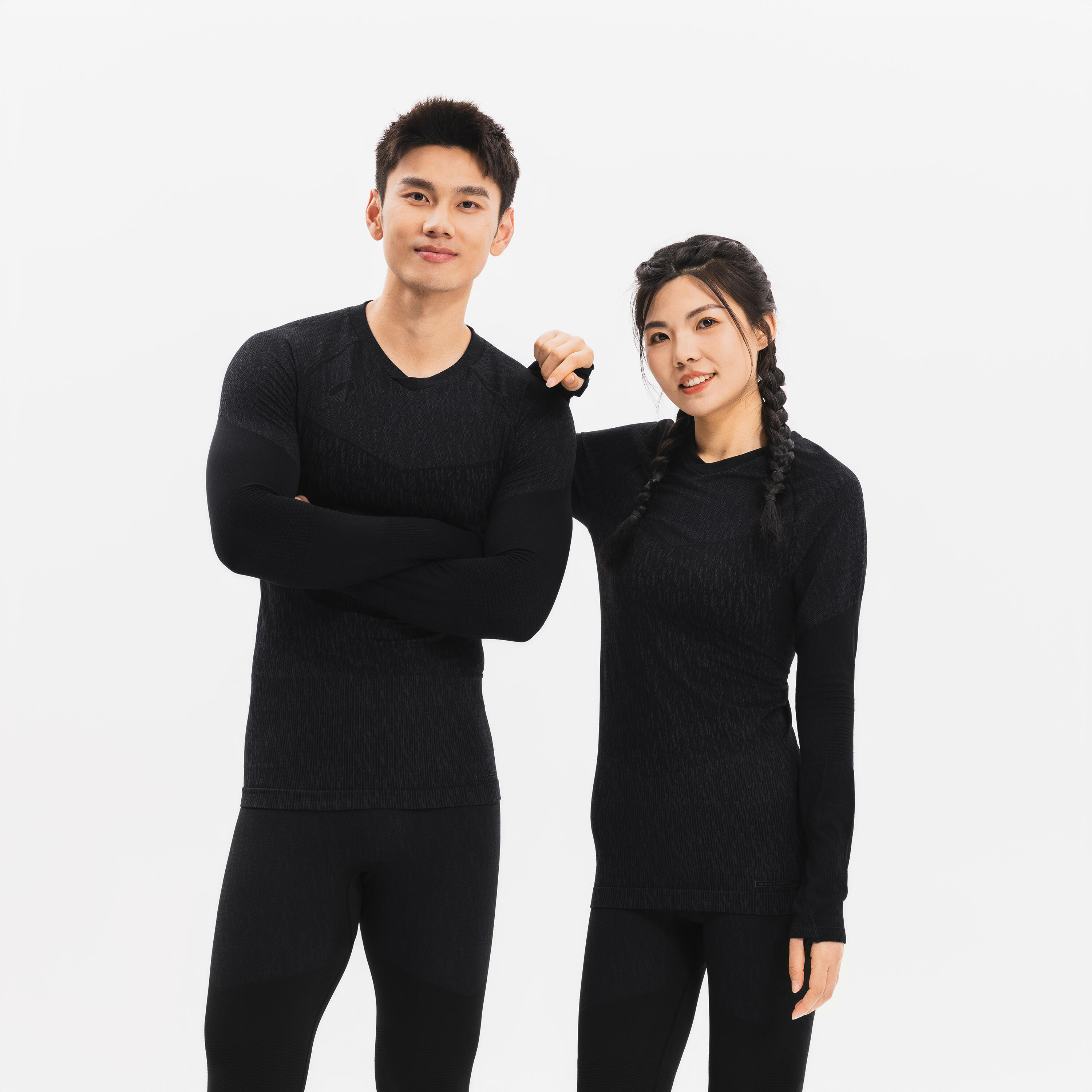 Maglia termica calcio adulto KEEPDRY nera 20/32