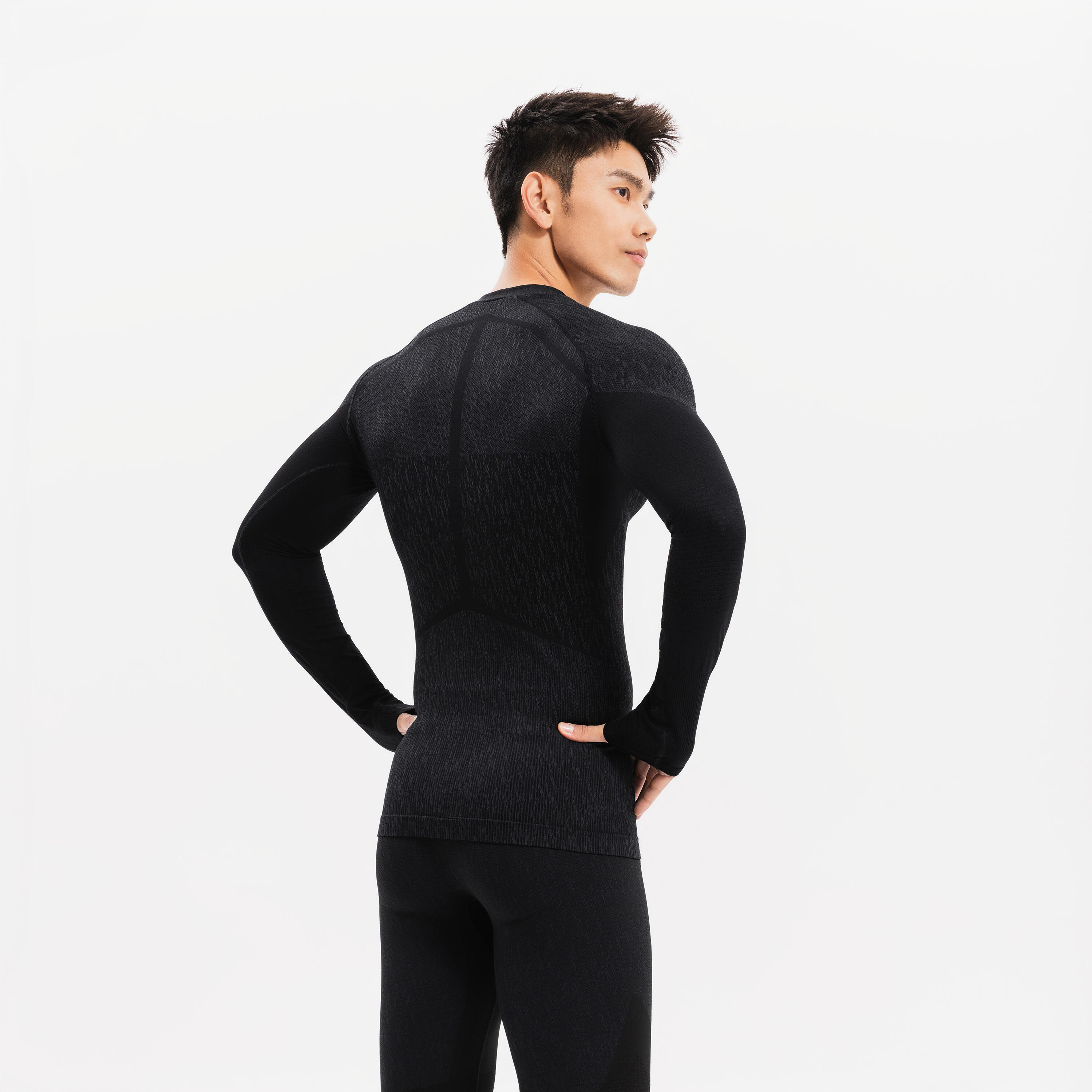 Maglia termica calcio adulto KEEPDRY nera 14/32