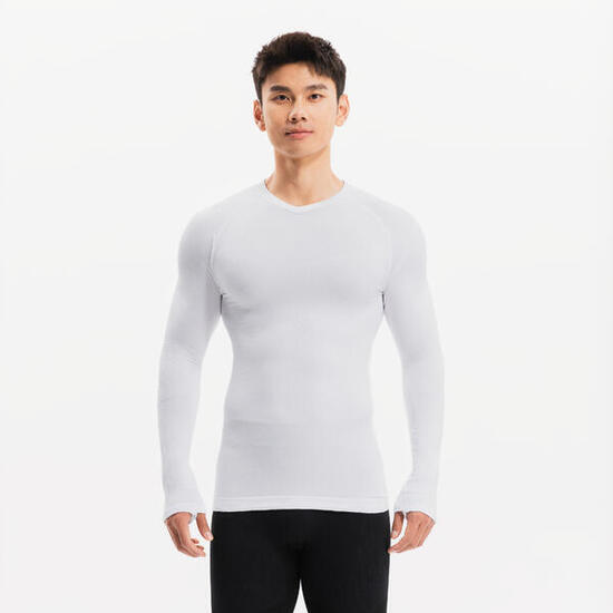 Damen/Herren Funktionsshirt langarm seamless - Keepdry neongrün