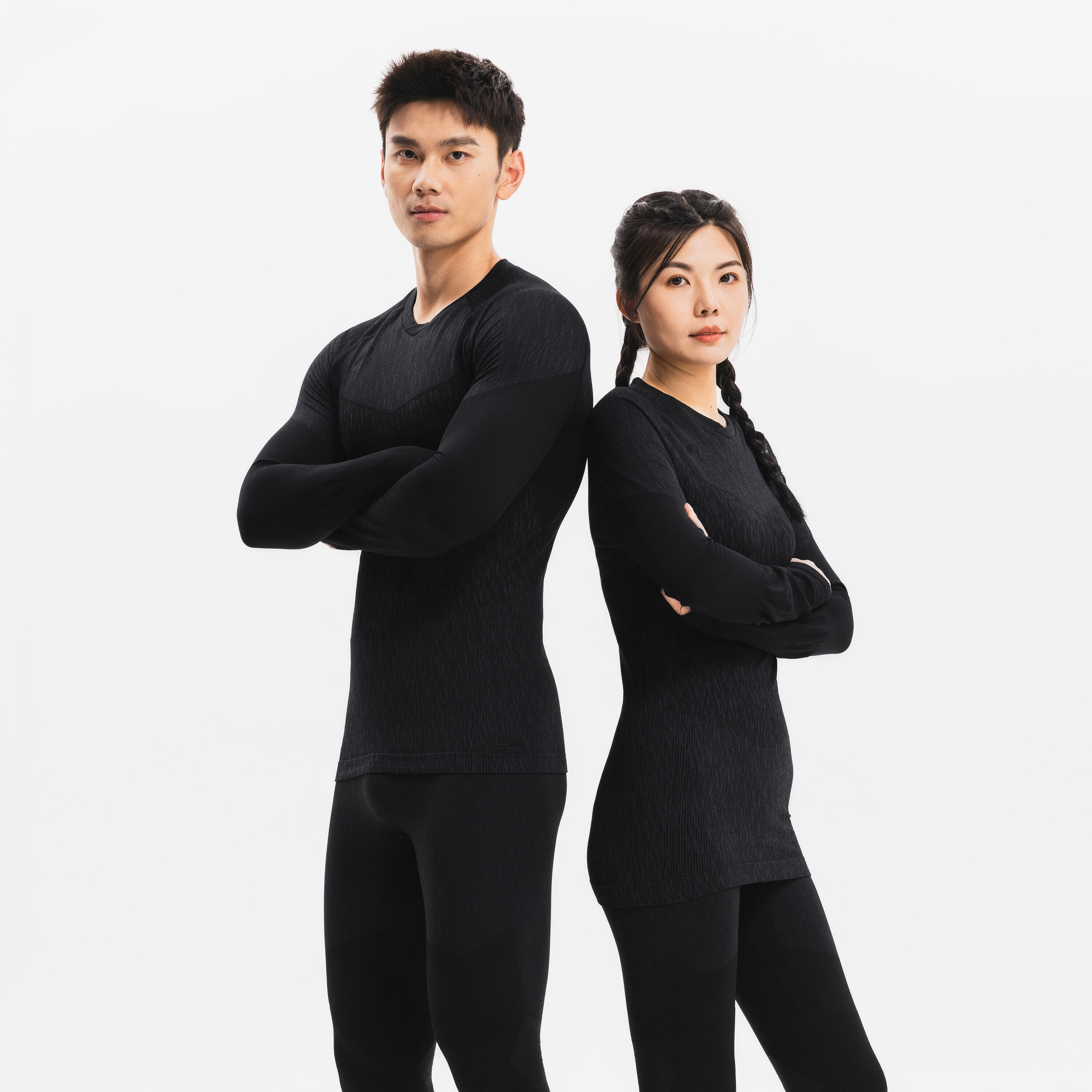 Maglia termica calcio adulto KEEPDRY nera 22/32