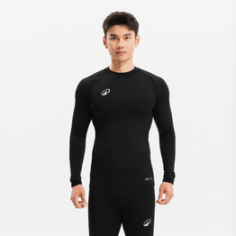 Sous-vetement thermique haut manches longues  adulte noir keepcomfort 100