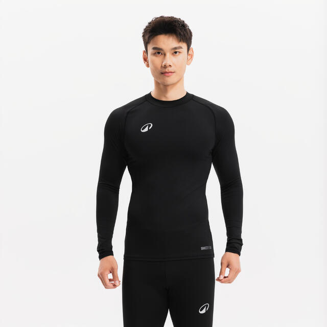 Damen/Herren Funktionsshirt langarm wärmend ‒ Keepcomfort schwarz